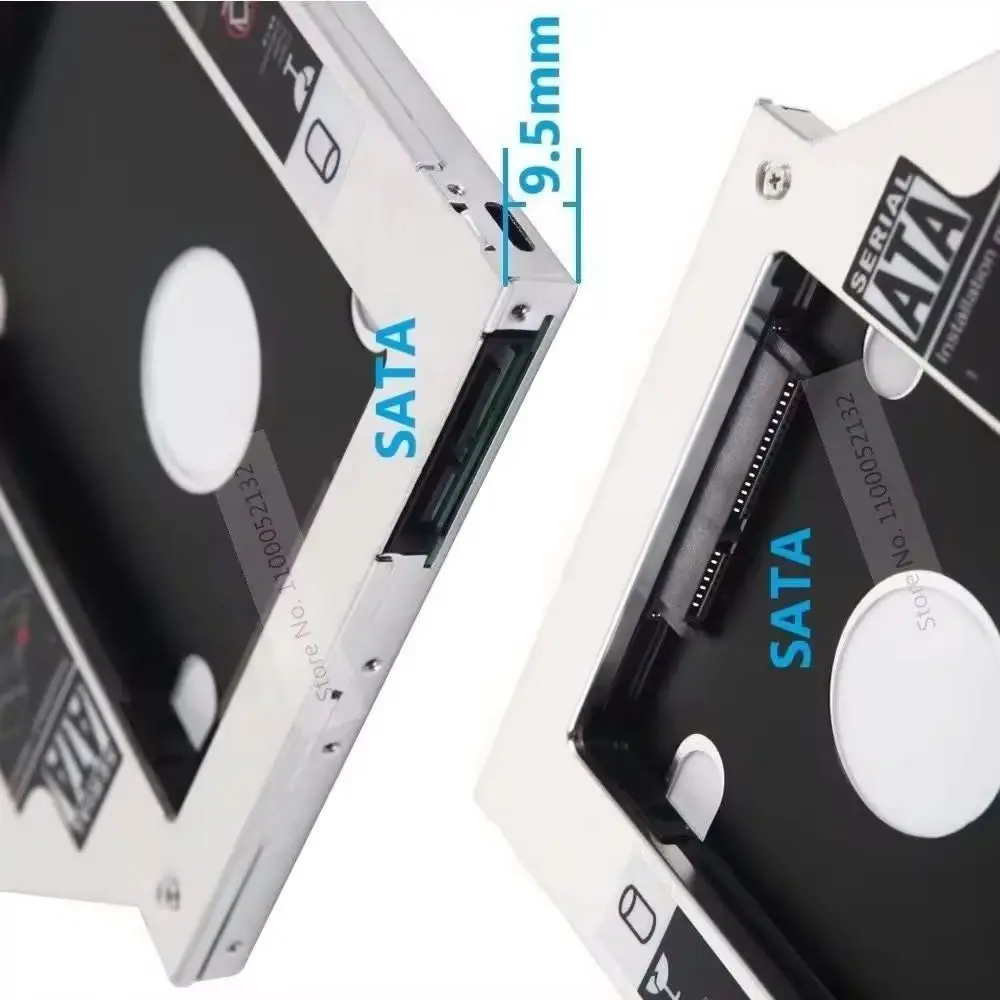 with Faceplate Front Panel 2nd Secondary 2.5 SSD HDD Hard Drive Optical Bay Caddy Frame Bracket Tray for HP ProBook 450 G3 only