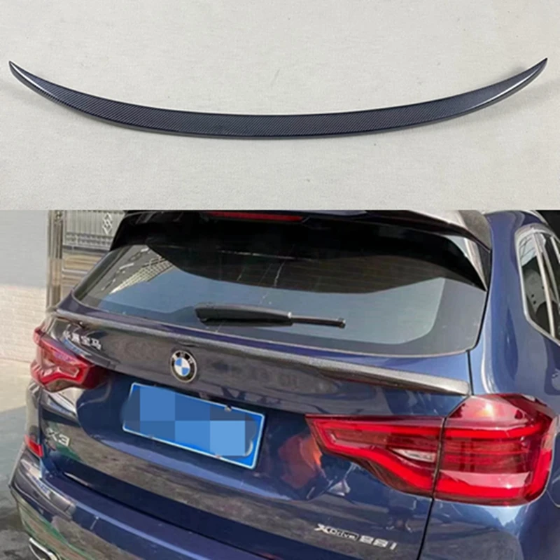 

FOR BMW X3 G01 IX3 G08 high-quality carbon fiber FRP Gloss Black P style rear spoiler tail wing trunk cover car styling