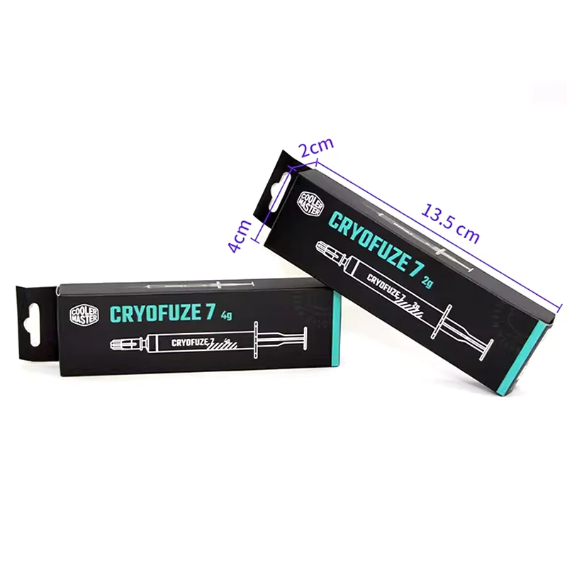 CoolerMaster Cryofuze 5-12.6W/mk and Cryofuze 7-14W/mk Laptop CPU/GPU Thermal Paste Heat Conduction, Silicone Nanotechnology