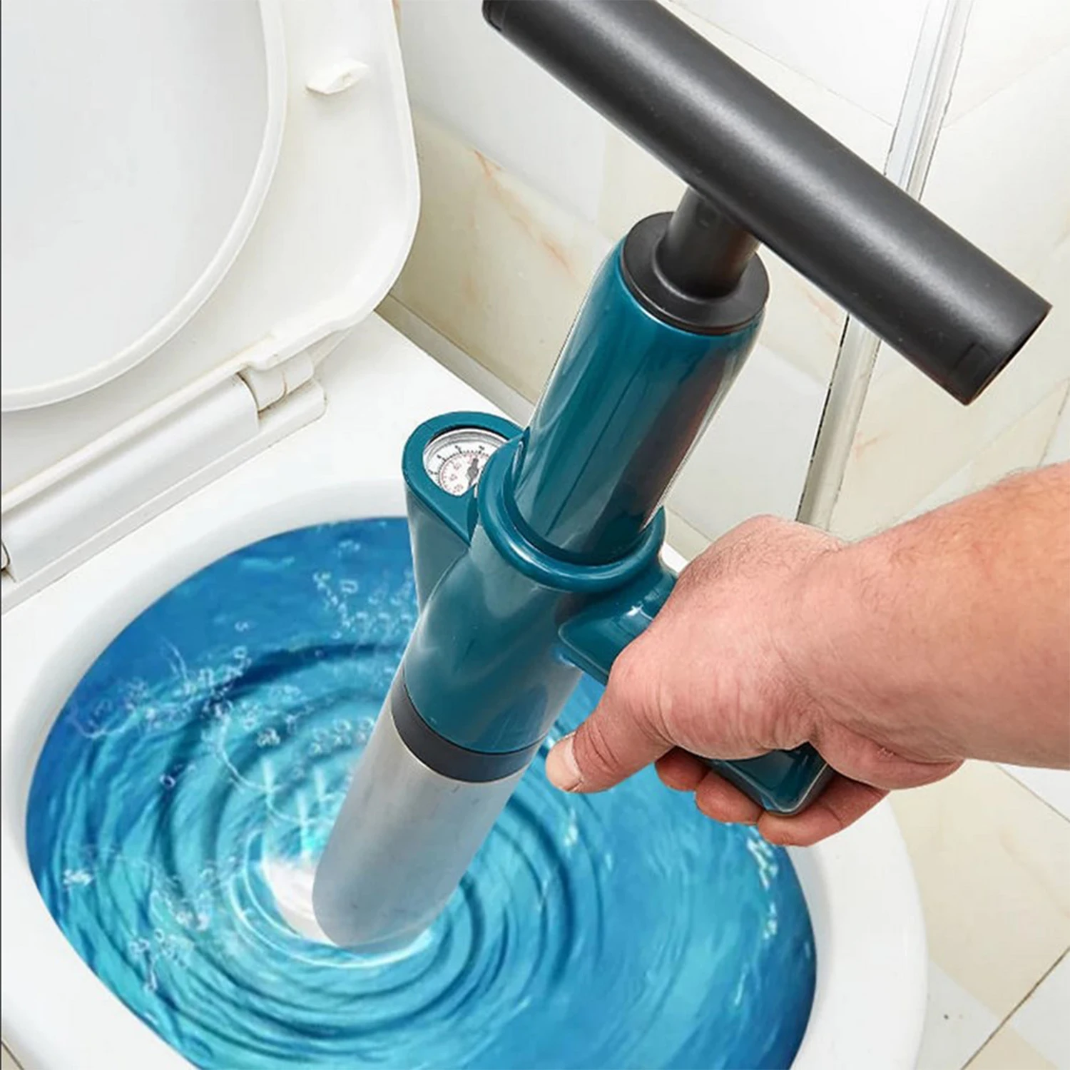 Air Drain Blaster Clog Dredge Clogged Remover High Pressure Toilet Plunger For Bathroom Kitchen Sink Clog Remover Pipe Plunger