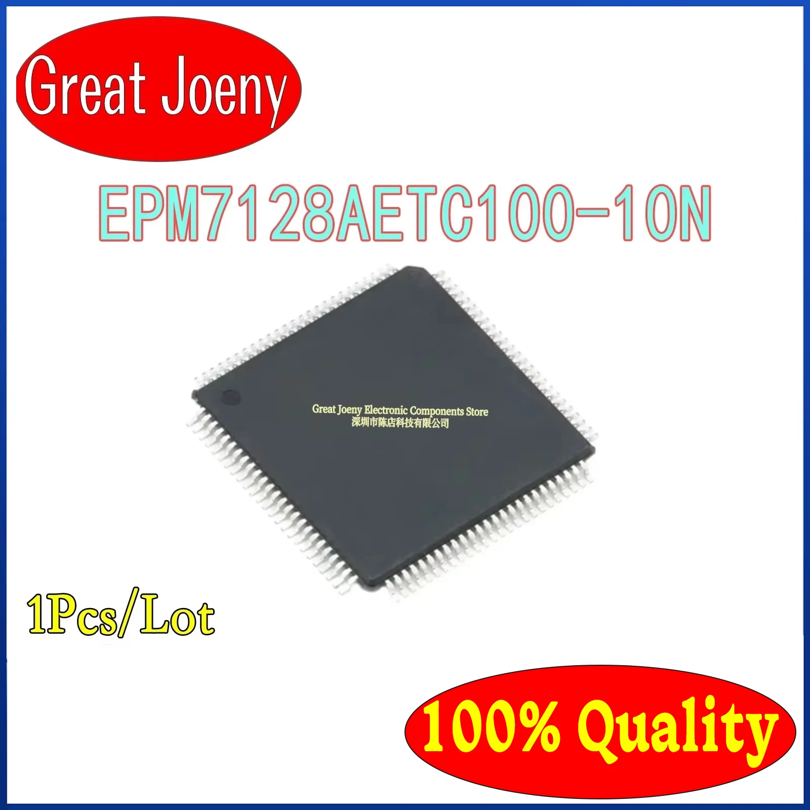 

100% New Original EPM7128AETC100 EPM7128AETC100-10N EPM7128AETC IC Chip TQFP-100 Chipset Bulk Best Price PC shell