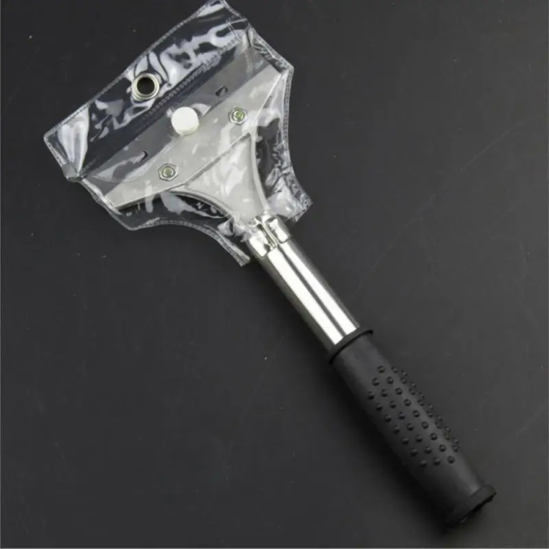 1PC Stainless Steel Wallpaper Paint Tiles Flooring Scraper Remover With Blade Easily Paint Scrapers Household Cleaning Tools