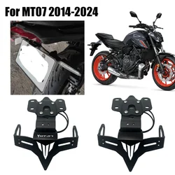 For Yamaha MT-07/FZ-07 2013-2023 Motorcycle License Plate Holder Fender Eliminator Registration Bracket With LED MT07