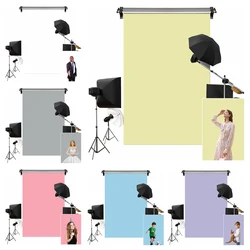 Solid Color Photography Backdrop Vinyl Polyester Fabric Pure Color Simple Background for Photoshoot Portraits Party Video Studio