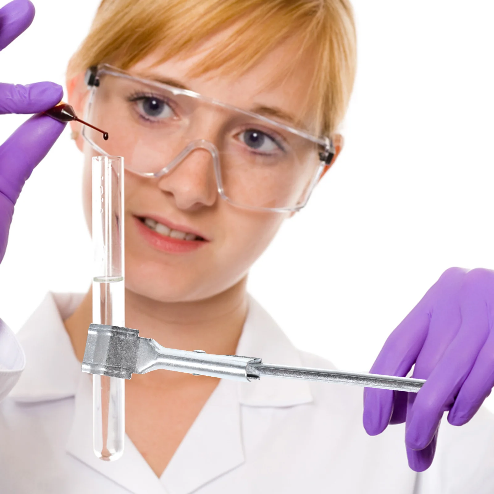 

2 Pcs Test Tube Clamp Laboratory Holder Clip Tubes Iron Stand Empty Medicine Bottle