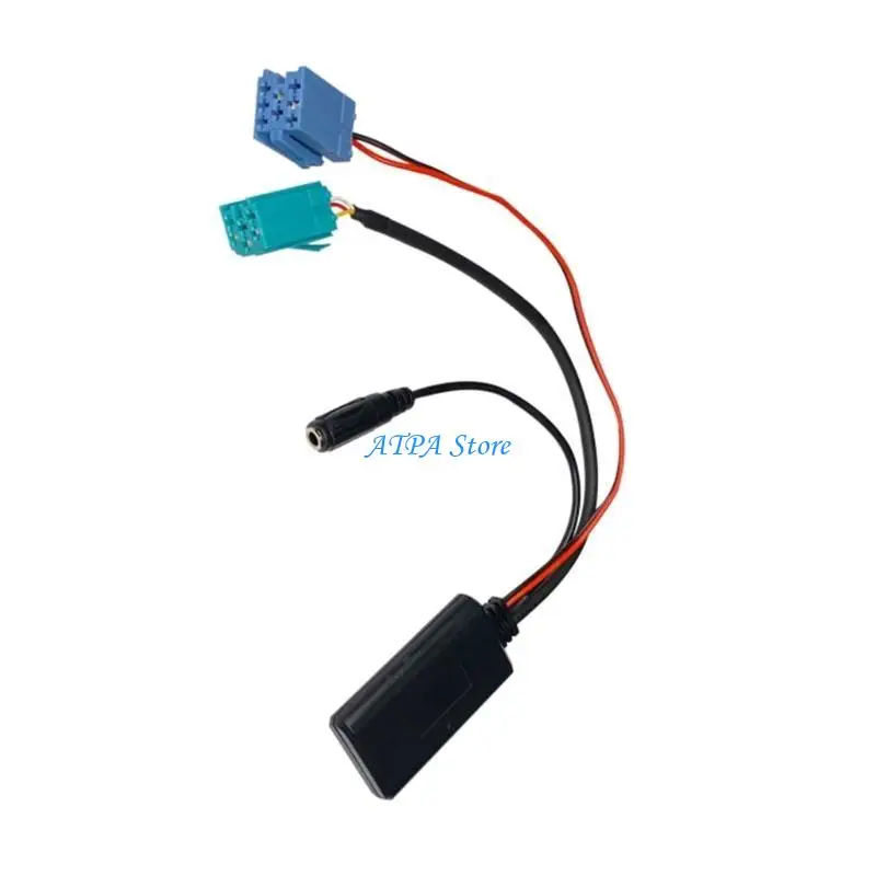

U13C VCar Wireless Stereo AUX Input Cable Mini Plug Music Device Auxiliary Adapter Connector Microphone Replacement Accessory