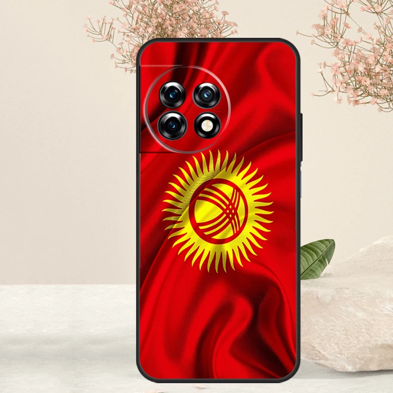 Kyrgyzstan Flag Case For OnePlus 10T 8T 9R 10R 12R 8 9 10 Pro 11 12 OnePlus Nord 3 CE 2 Lite N10 N20 Cover