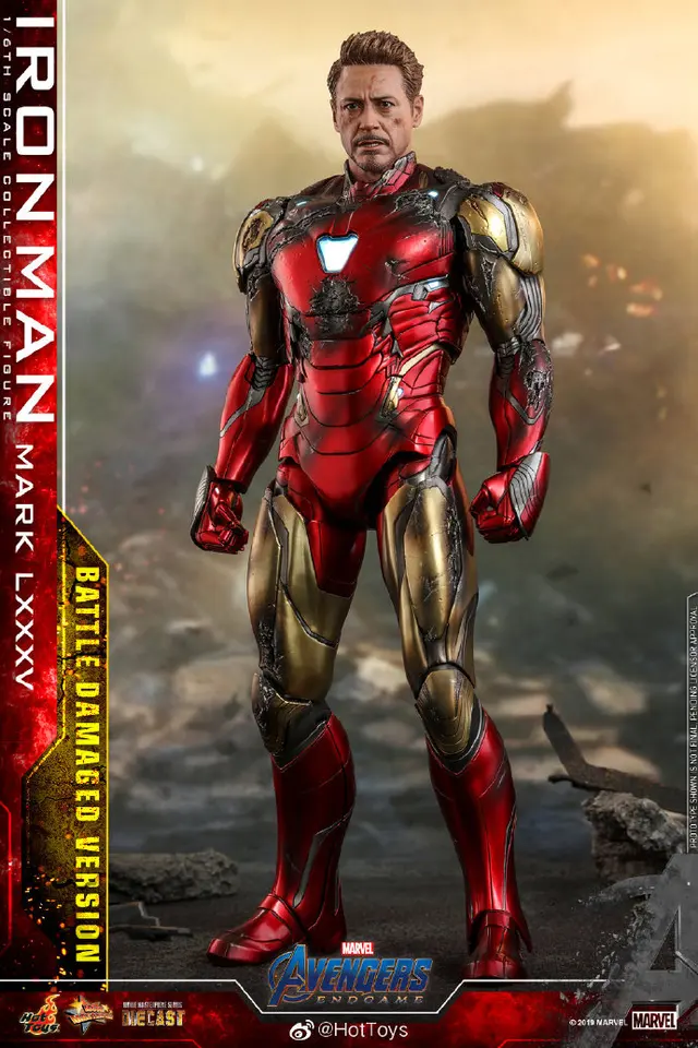 Hot Toys MMS543 1/6 Avengers 4: Final Battle Marvel Universe Iron