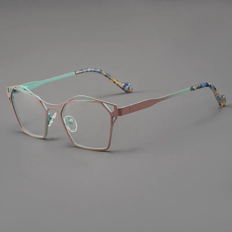 

Round Metal Man Glasses Frame Personality Women Party Optical Myopia Eyeglasses Frame Hyperopia Fashionable Eyewear