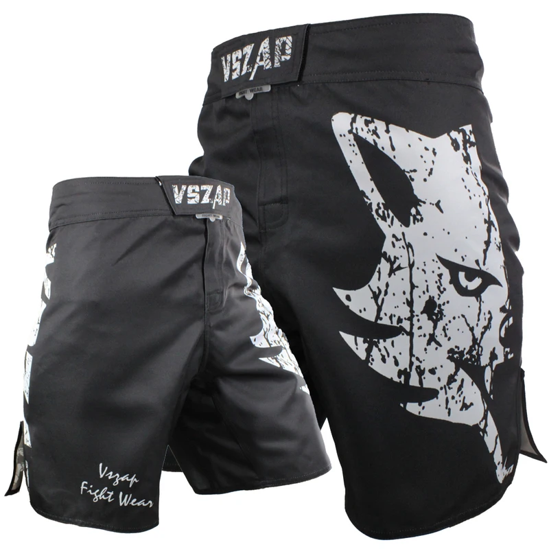VSZAP-Breathable Cotton MMA Shorts for Men, Cheap Clothing, Fight Grappling Boxing, Muay Thai Pants, MMA Clothing