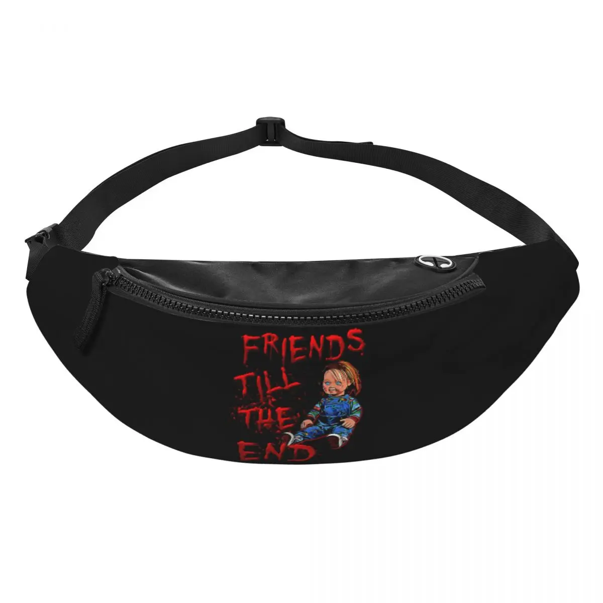 Cool Friends Till The End Fanny Pack for Traveling Women Men Chucky Crossbody Waist Bag Phone Money Pouch