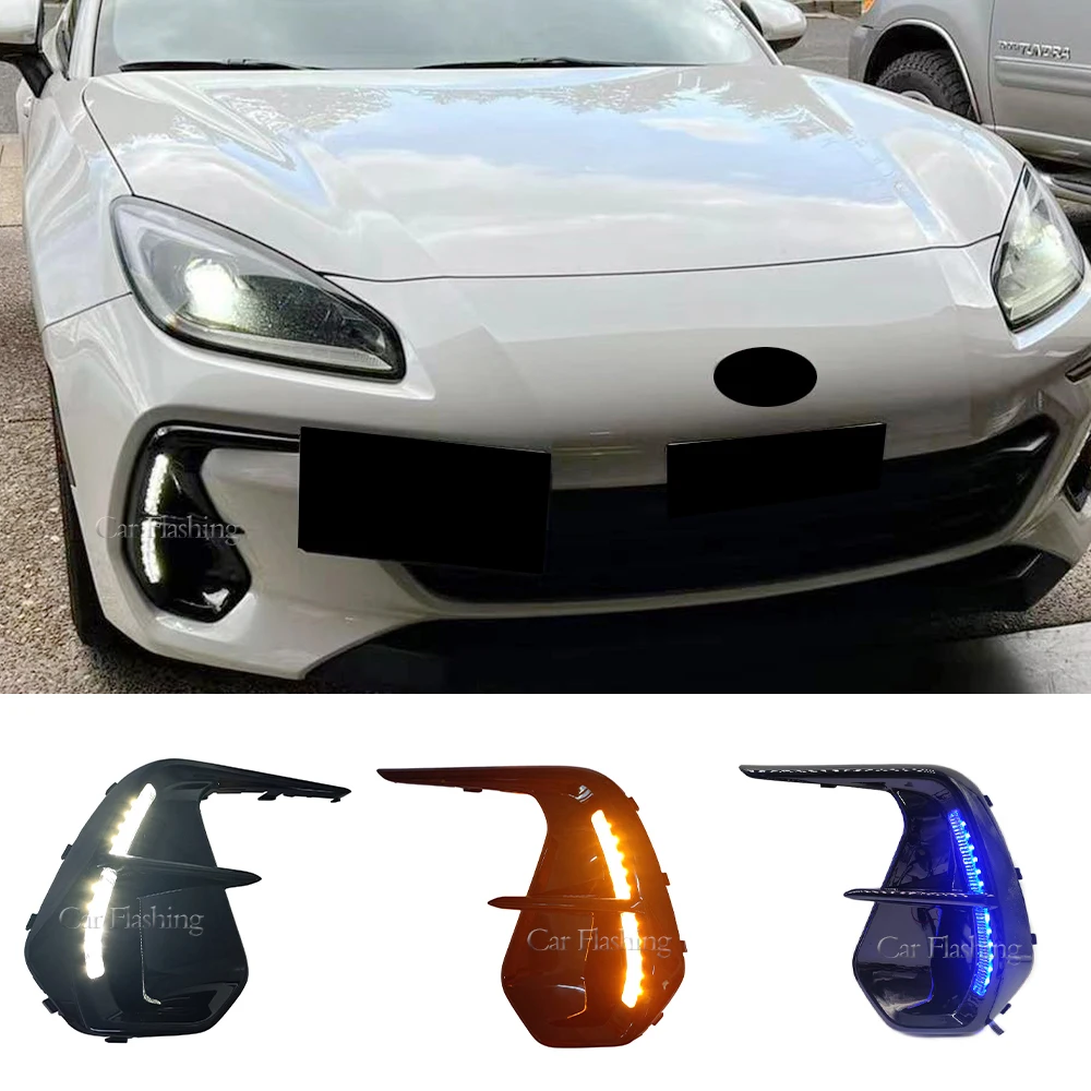 1 Pair Car LED Daylight DRL For Subaru BRZ 2022 2023 Daytime