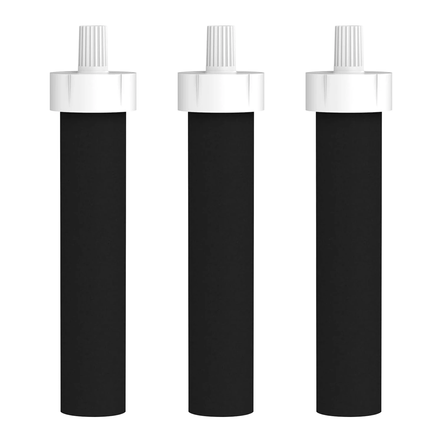Filtro de carbón activado para botella con orificio central, certificado NSF 42 53, compatible con Brita BB06, para botellas de plástico de 26oz y 36oz, y botellas de acero aisladas de 20oz y 32oz.