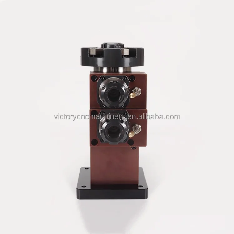 

ER25 90-degree Turning and Milling Composite Servo Power Head 120 Cutterhead CNC Lathe Power Head Spindle Head for Lathe Machine