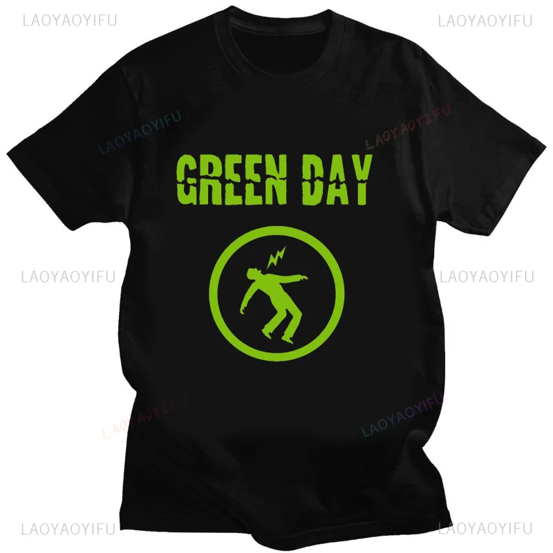 American Green Day Idiot Albuum Cover Tshirt Men Women Cotton T-Shirt Novelty Funny Streetwear Summer Comfortable Tee Shirt