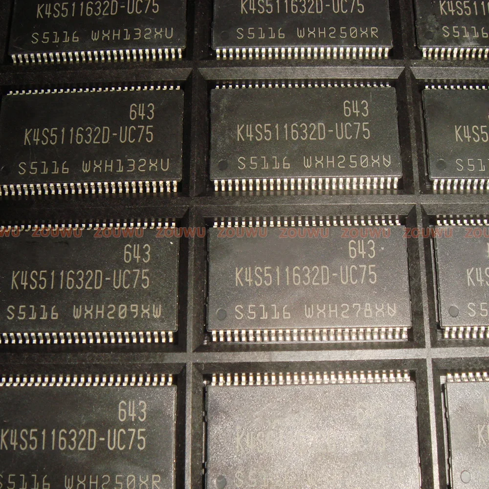 10PCS-100PCS/LOT K4S511632D-UC75 K4S511632D SOP54 Promise 100% original authentic