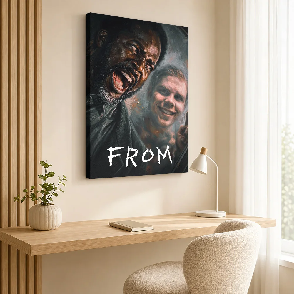 Frankenstein Movie Canvas Print Poster Customized Vintage Movie Wall Art for Home Theater Decor Collectible Ready to Hang Gift