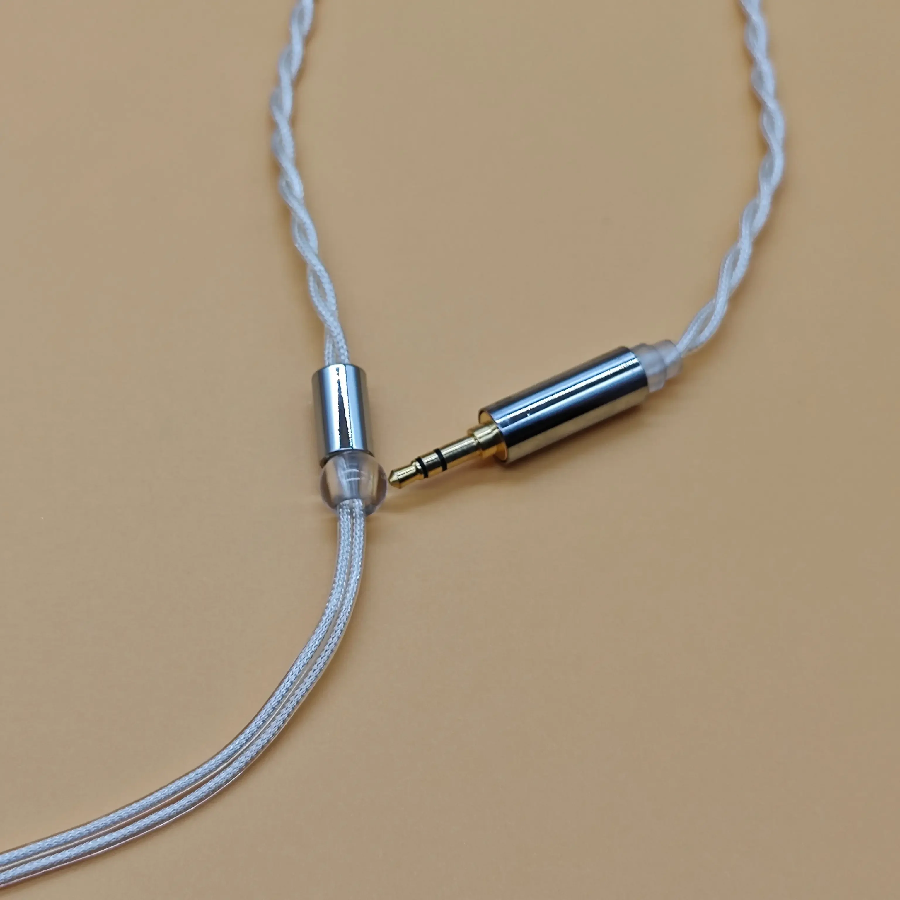 Posrebrzany kabel audio OCC, kabel do aktualizacji słuchawek, 2-żyłowy, do ie400pro, ie500pro, 2,5 mm, niebieski, 4,4 mm 3,5 mm