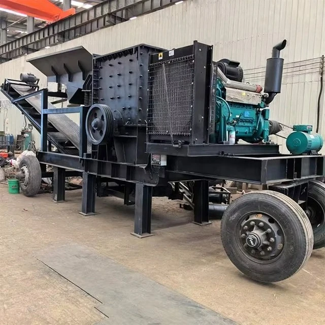 10t/h Small Stone Cracking Machine Stationary Concrete Jaw Crusher Rock Shredder Good Price