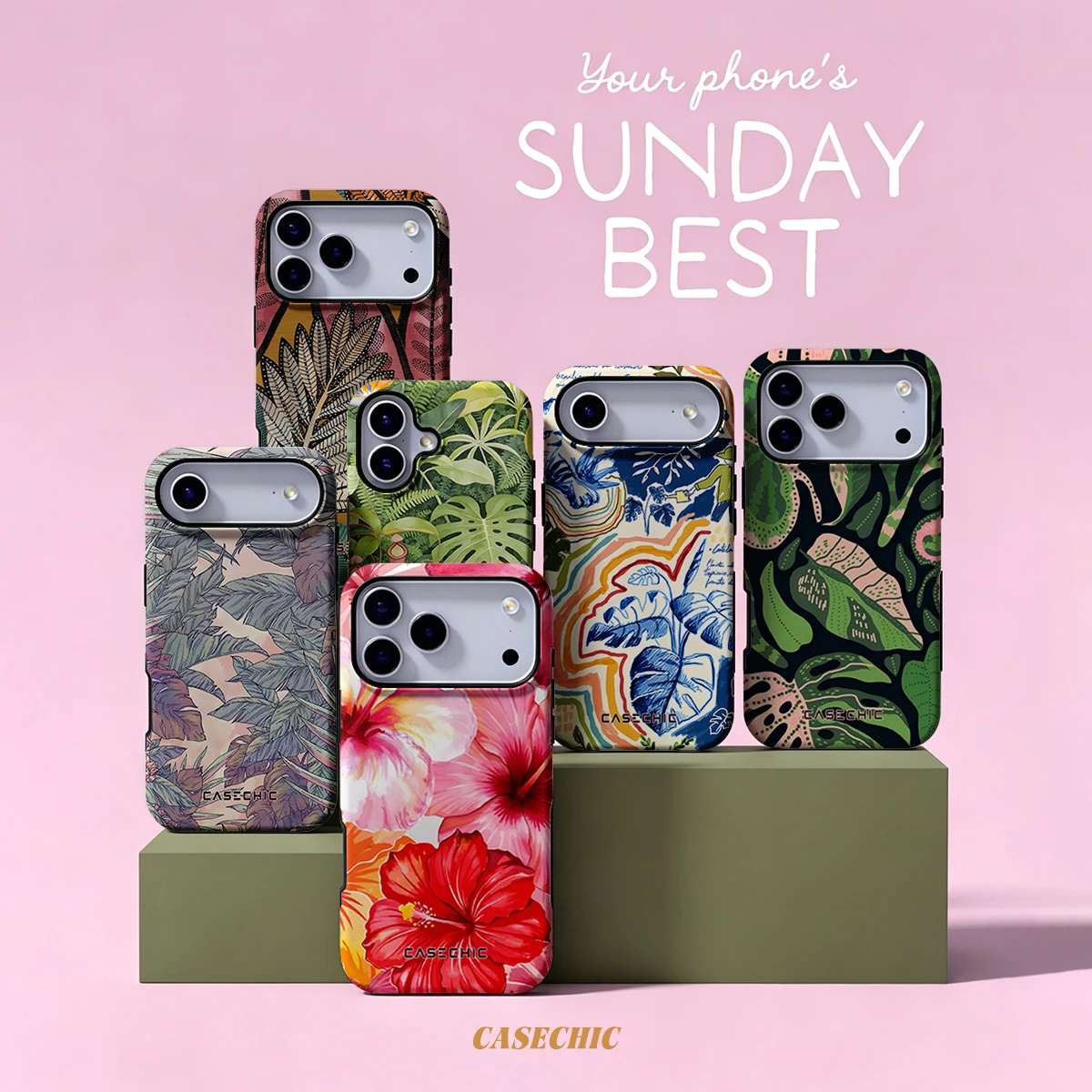 Tropical Hibiscus-s Case for Samsung Galaxy S26 S25 S24 S23 Ultra Drop Resistant Glossy Dual-Layer Cover CaseChic