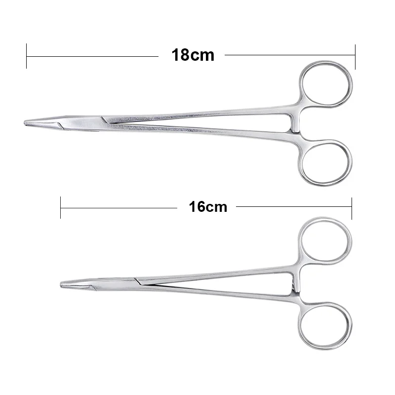 Aço inoxidável Dental agulha titular Alicate, Ferramenta de braçadeira hemostática Instrumento cirúrgico, Ferramenta de dentista, Alta qualidade