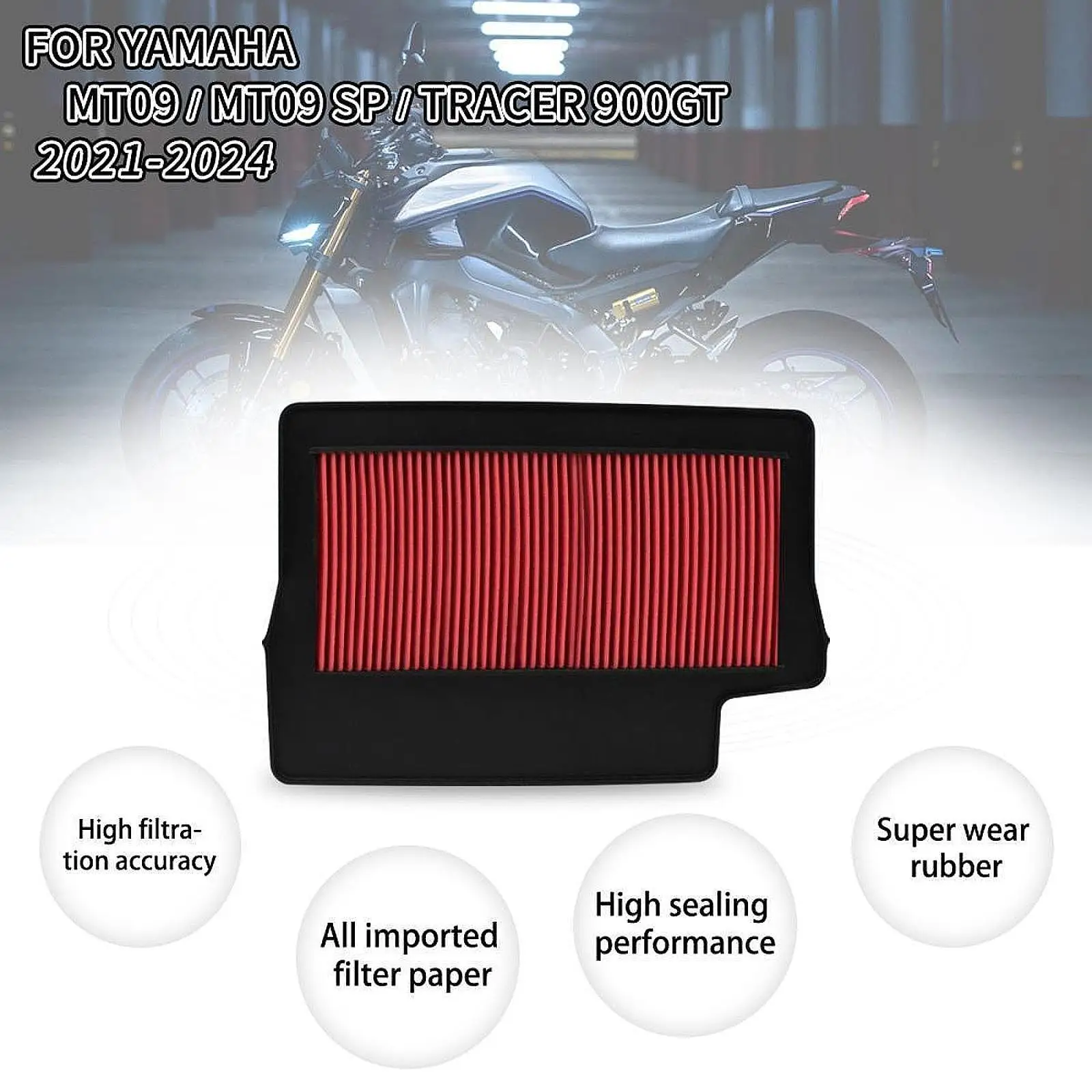 Air Filter B7N144510100 Easy to Install for Yamaha MT-09 SP D Tracer GT