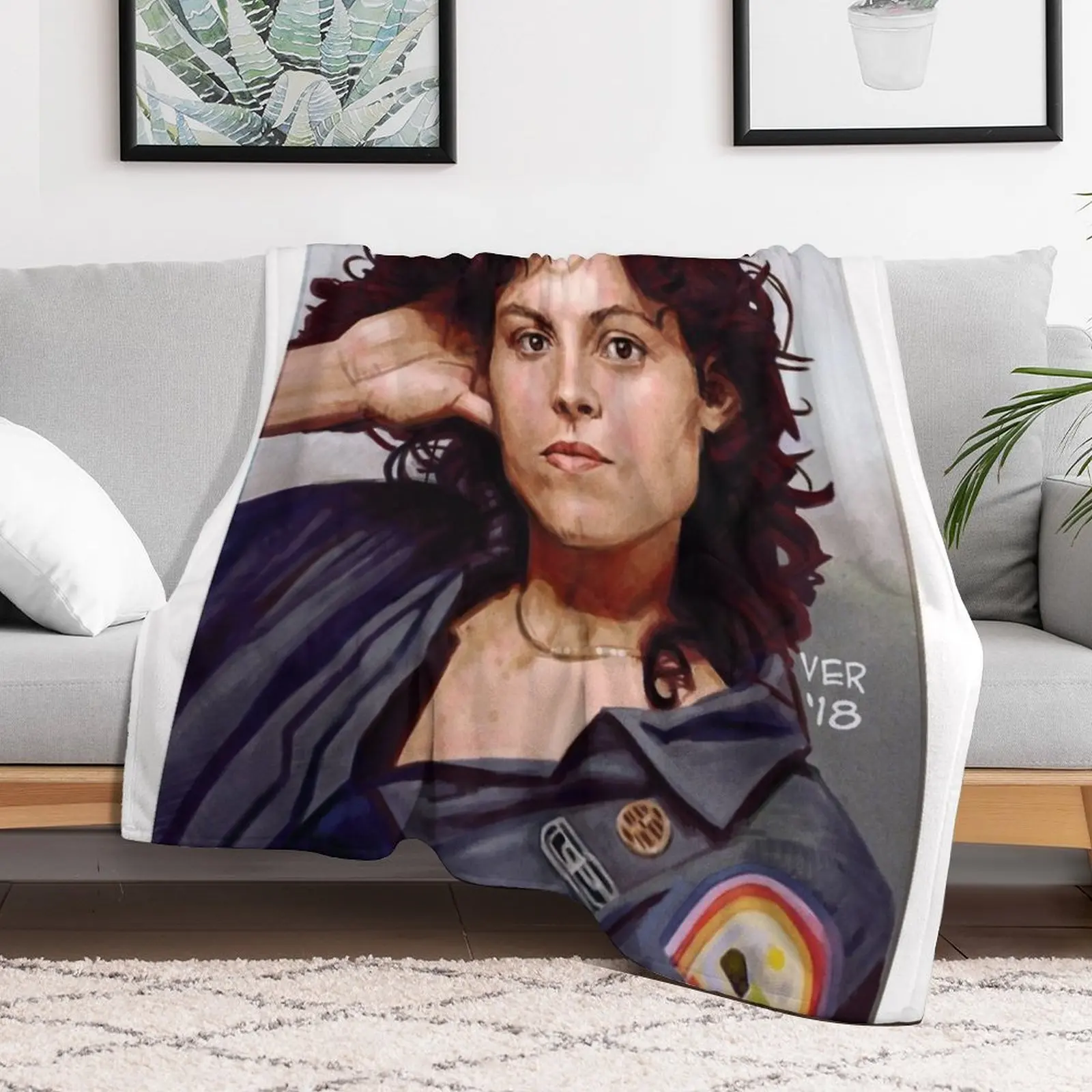 Sigourney Weaver 79 Throw Blanket Picnic warm winter Baby Blankets