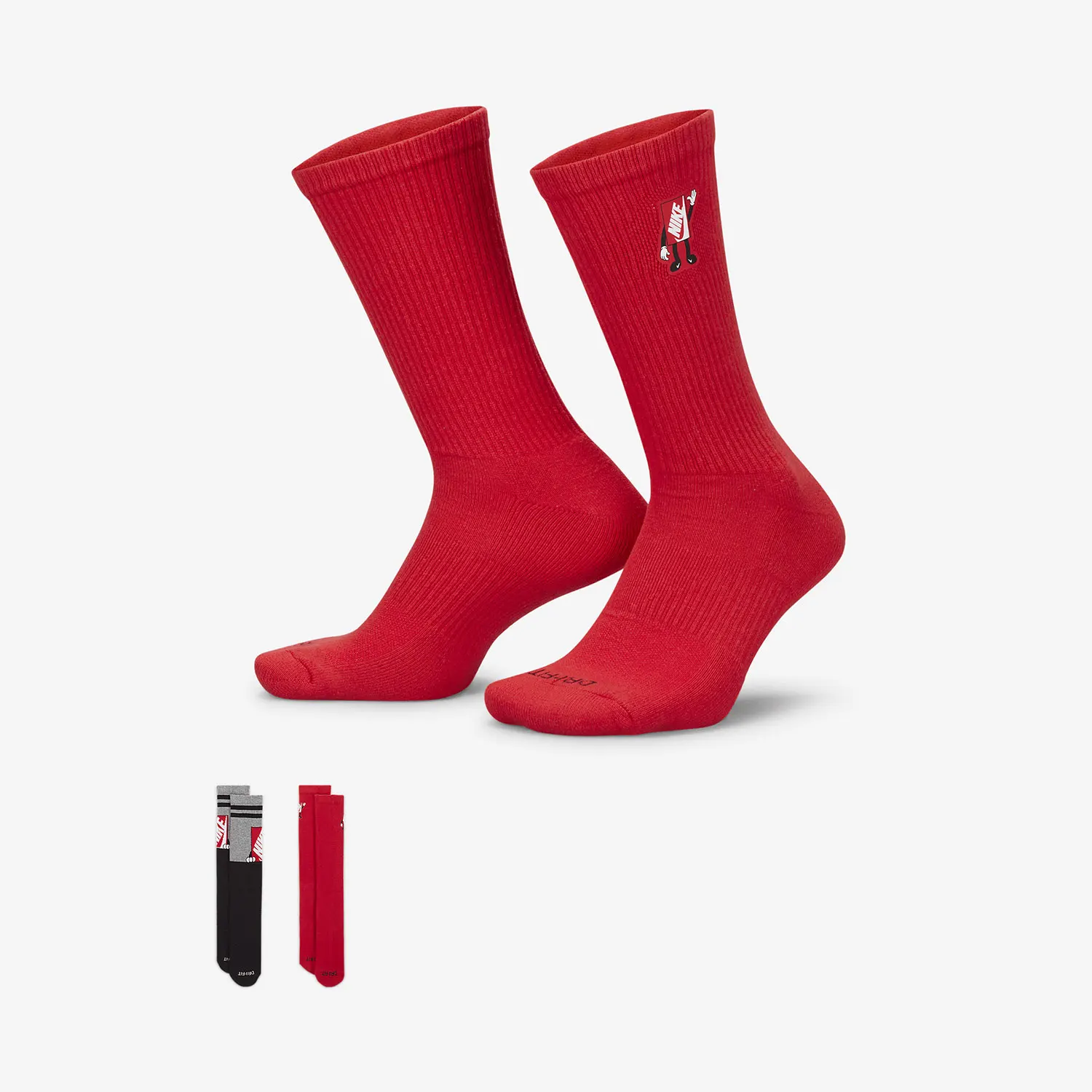 

Nike genuine Everyday Plus Unisex Mid-Crew Sports Socks FB3273-902