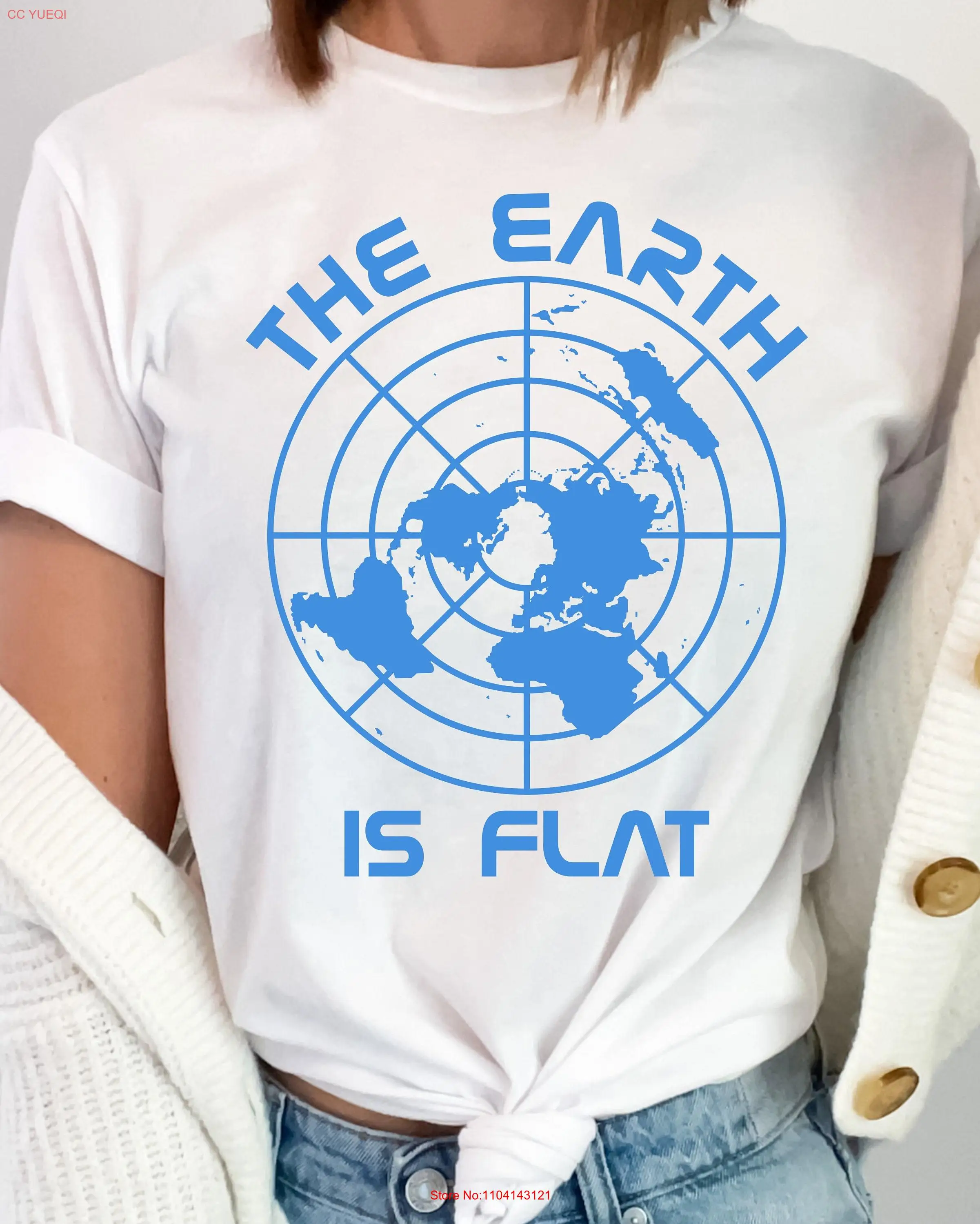 Flat Earth T shirt FirmamenT Gleason Earther Mens long or short sleeves