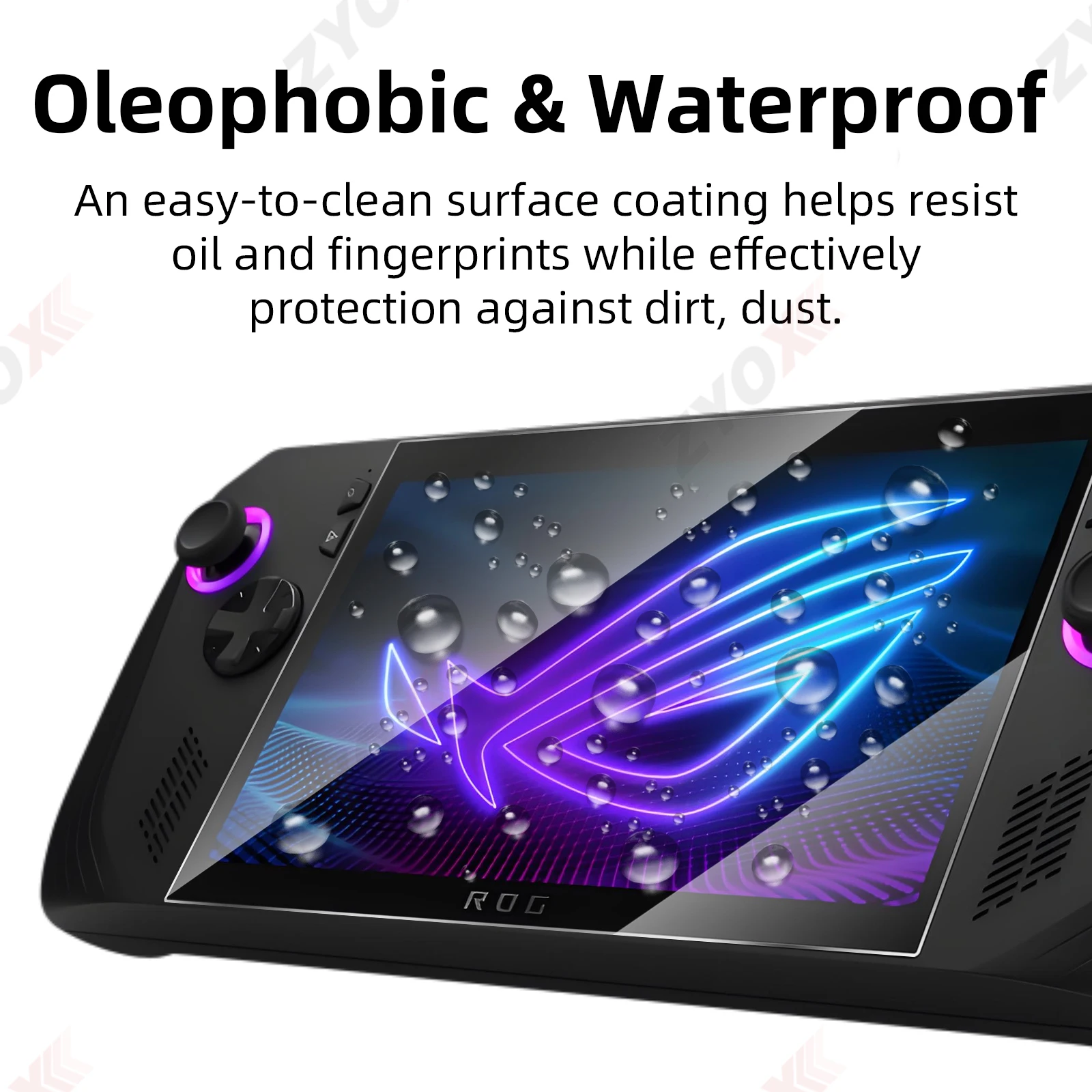 Tempered Glass for Asus ROG Ally X Anti-scratch Screen Protector Film for ROG Ally X HD Protector Film Protective Accessories