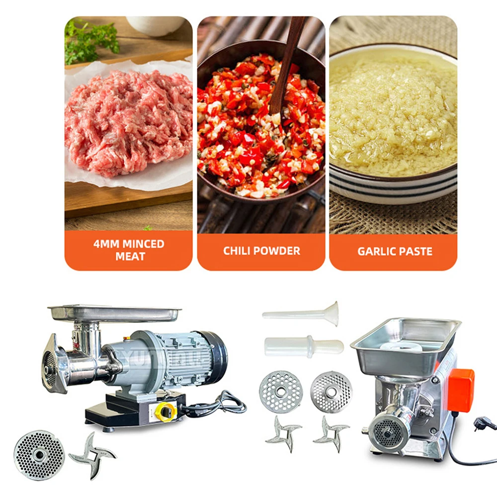 RY-32S Desktop Vleesmolen Commerciële Krachtige Volautomatische Roestvrijstalen Worstvulmachine voor Keuken