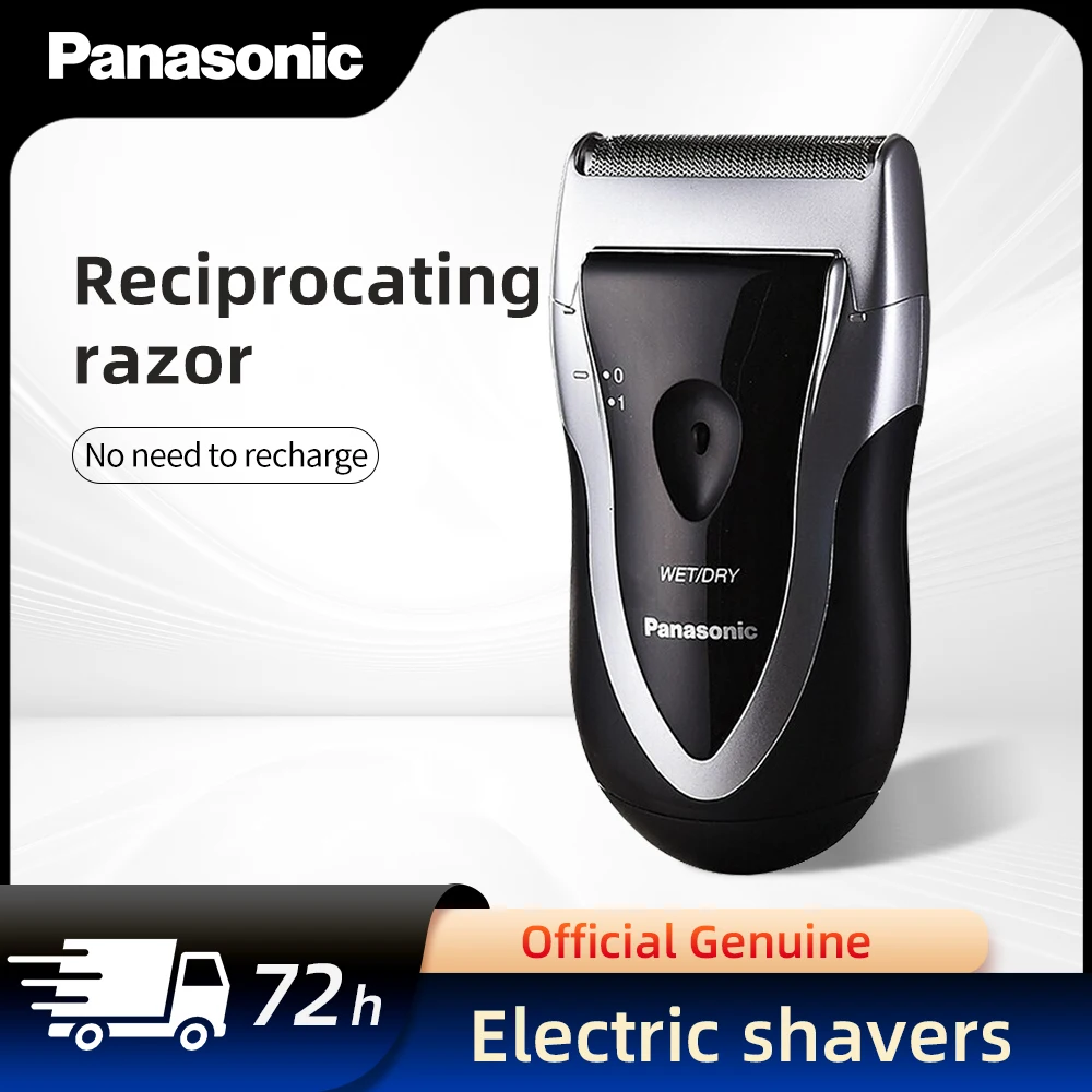 Panasonic Electric Shaver For Men Beard Trimmer Shaver Portable Hair Clipper dry cell battery Shaving Beard Machine