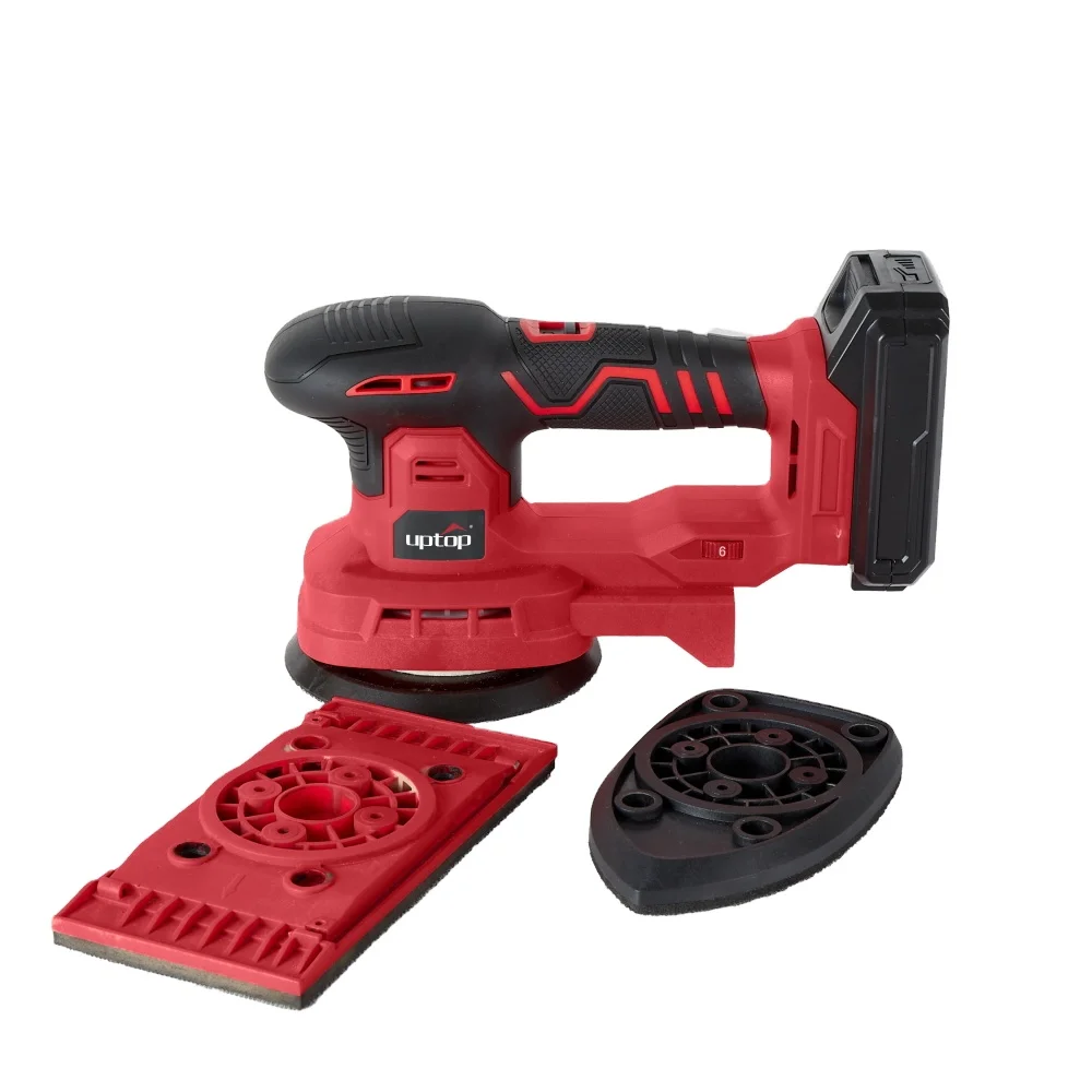 20V lithium cordless Palm Sander with battery and charger cordless sander dual action polisher orbital buffer sander