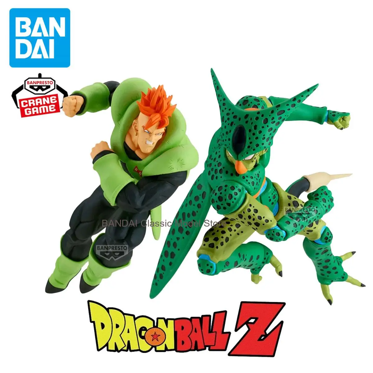 

Оригинальная фигурка BANDAI Banpresto Dragon Ball Z MATCH MAKERS ANDROID 16 Cell, аниме-фигурка, модель для декора