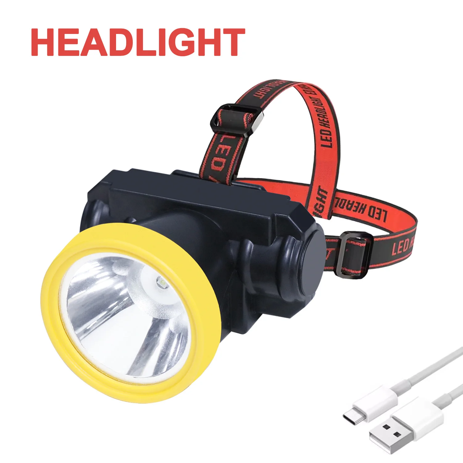強力な-led-ヘッドランプ伸縮式ズーム可能なヘッドトーチ屋外防水充電式釣りキャンプポータブルヘッドライト