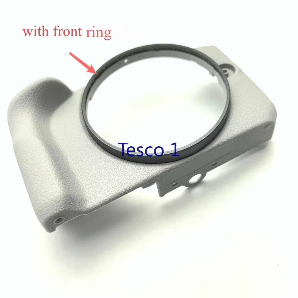 الأصلي الجديد أبيض أسود استبدال لكانون EOS R50 R100 الغطاء الأمامي شل + مقبض قبضة المطاط مع جزء الحلقة الأمامية #1