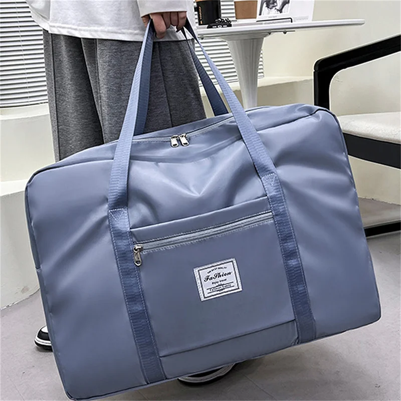 1pc faltbare Reise große Kapazität Aufbewahrung tasche Reiß verschluss tragbare Sporttasche vielseitige Turnhalle Handtasche Gepäck tasche Trage tasche s/m/l/xl – Detail 7