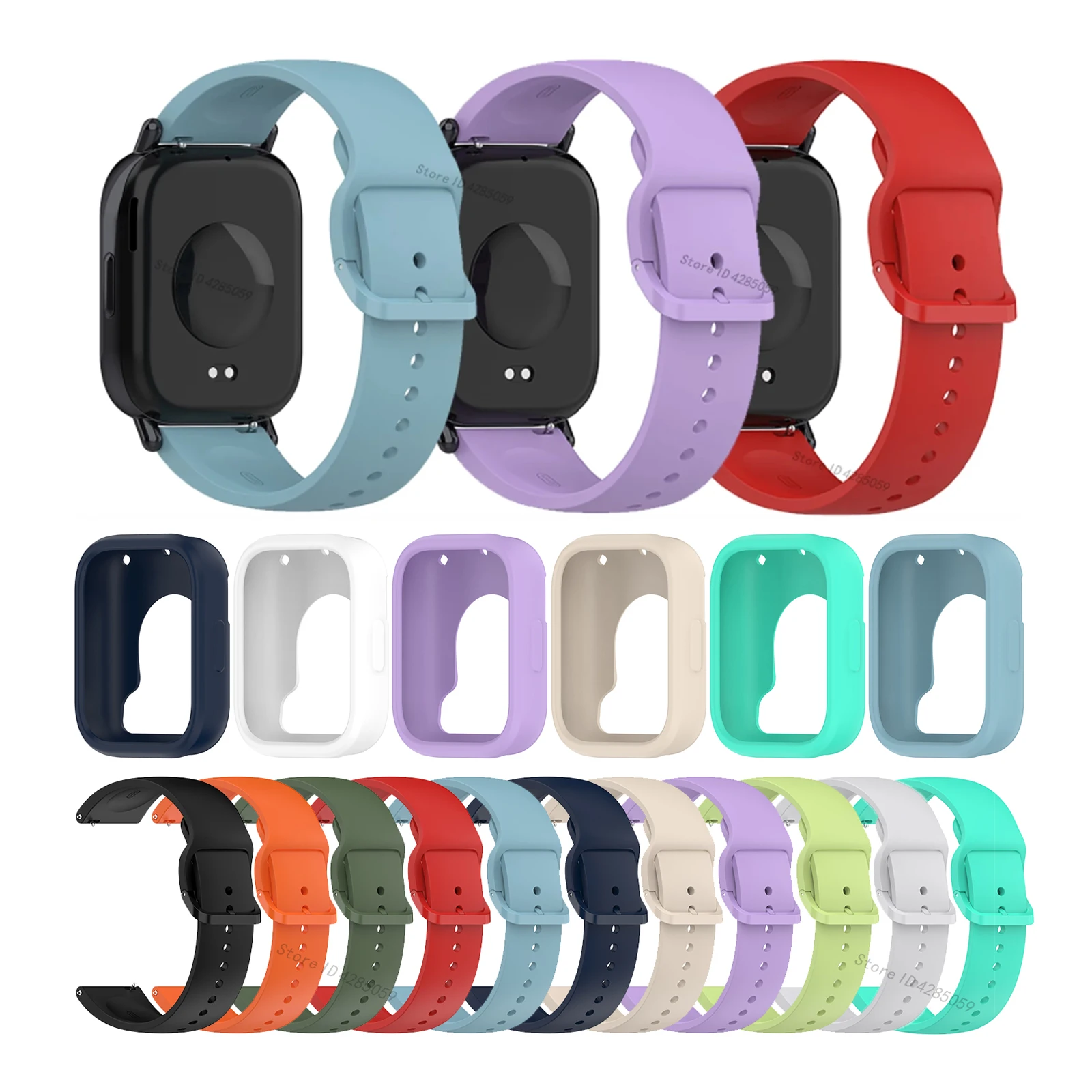 Silicone Strap Case For Redmi Watch 5 Active Smart watch Bracelet Watchband For Redmi Watch 5Lite  Replacement Strap Accessories