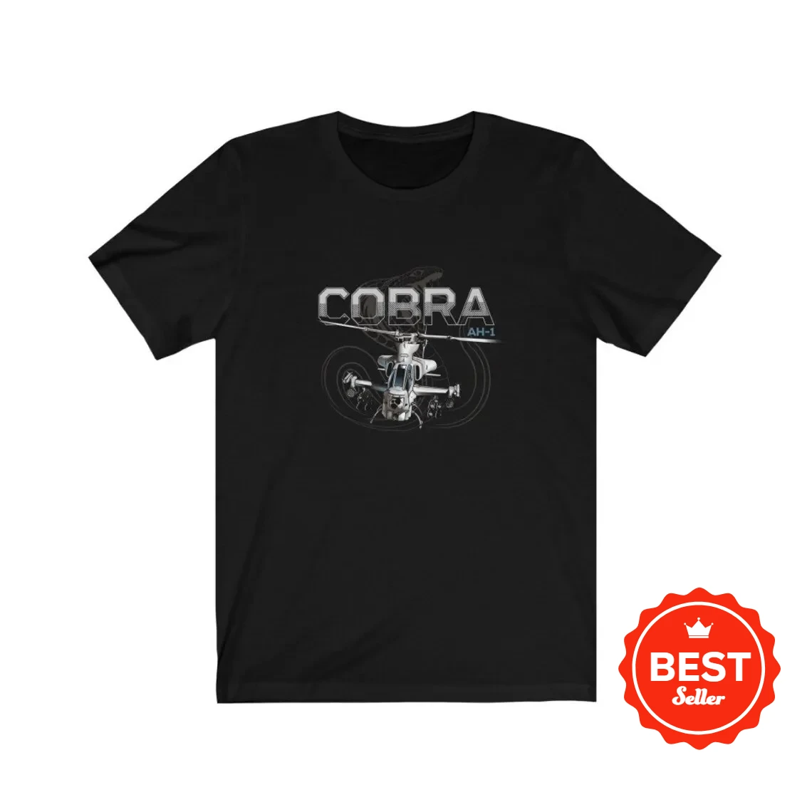 

AH-1 Cobra Attack Helicopter T-Shirt New 100% Cotton O-Neck Summer Short Sleeve Casual Mens T-shirt Size S-3XL