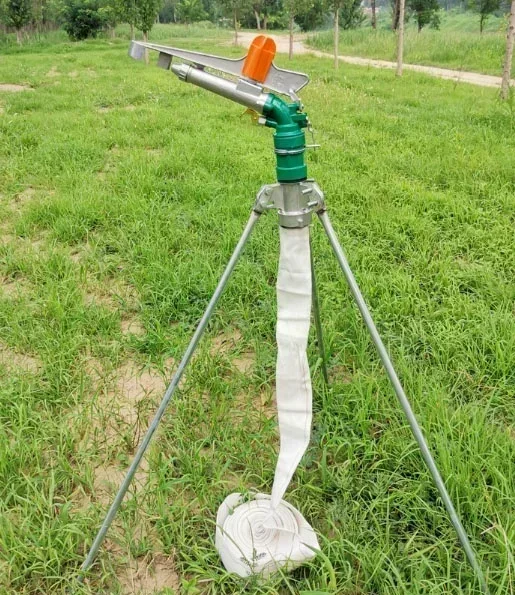 2026/agricultural farm long range high pressure water irrigation system rain  spray automatic rotation sprinkler head 360 deg