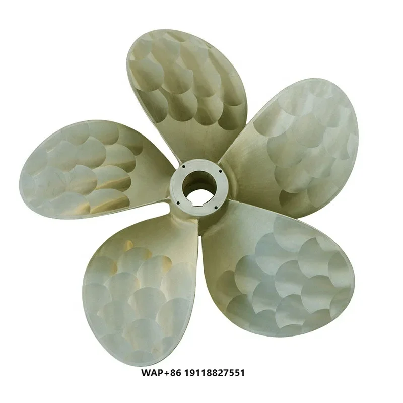 Customize 3 4 5 Blade Bronze Cu1 Cu3 Cu4 Marine Boat Propeller for Yacht Ship