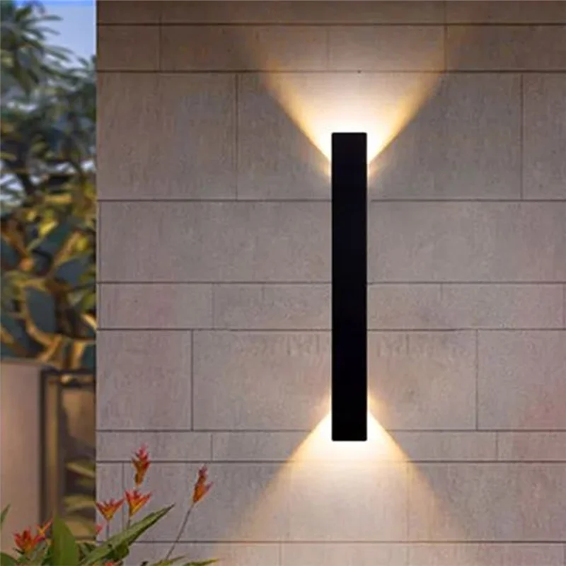 ABJN-LED lâmpadas de parede ao ar livre indoor para cima e para baixo luzes de parede sala estar quarto parede scorce luminárias de parede à prova dwaterproof água