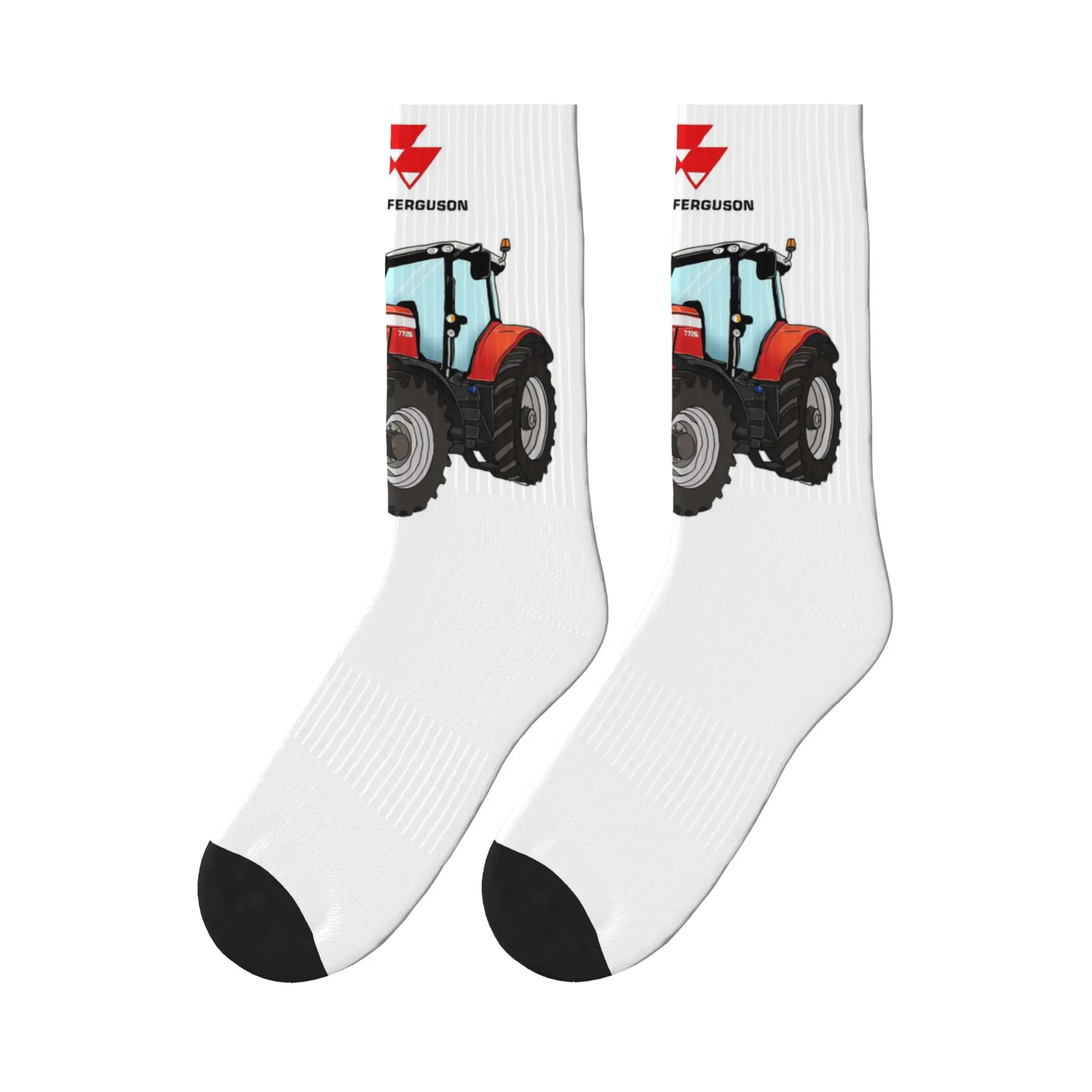 

Massey Ferguson Tractor Red Tractor Sports Socks Super Soft Stockings All Season Long Socks for Man's Woman's Christmas Gifts