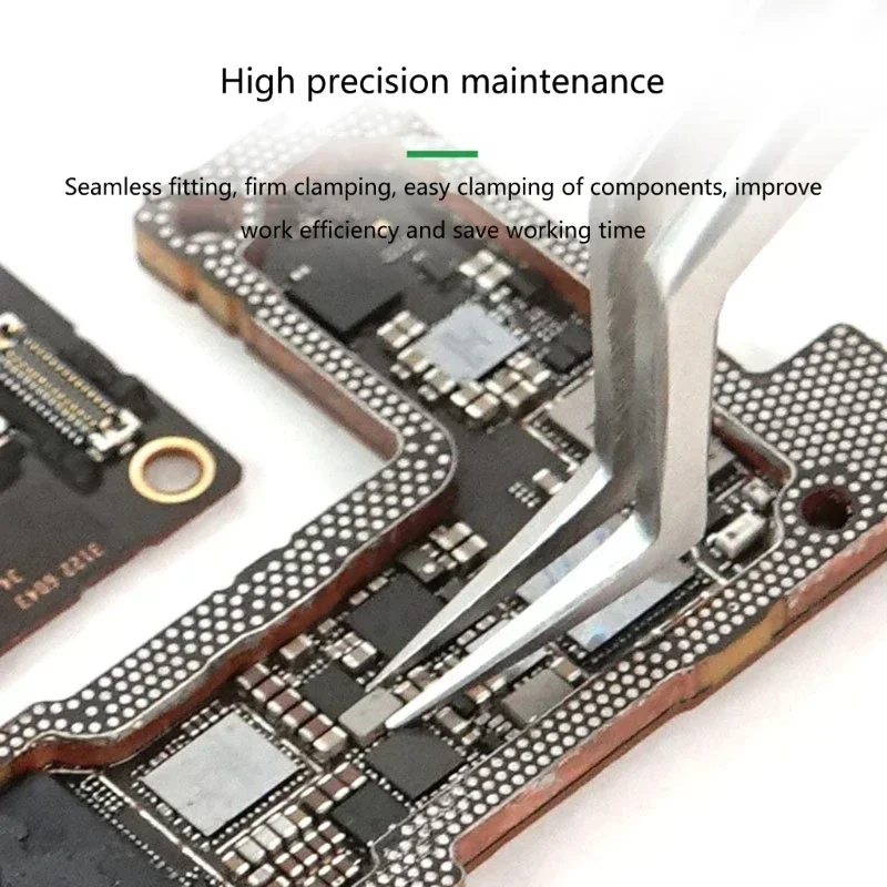 ST-20 Pinzette per saldatura professionali Pinzette elettroniche in acciaio inossidabile per PCB SMD IC chip CPU High Flying Line