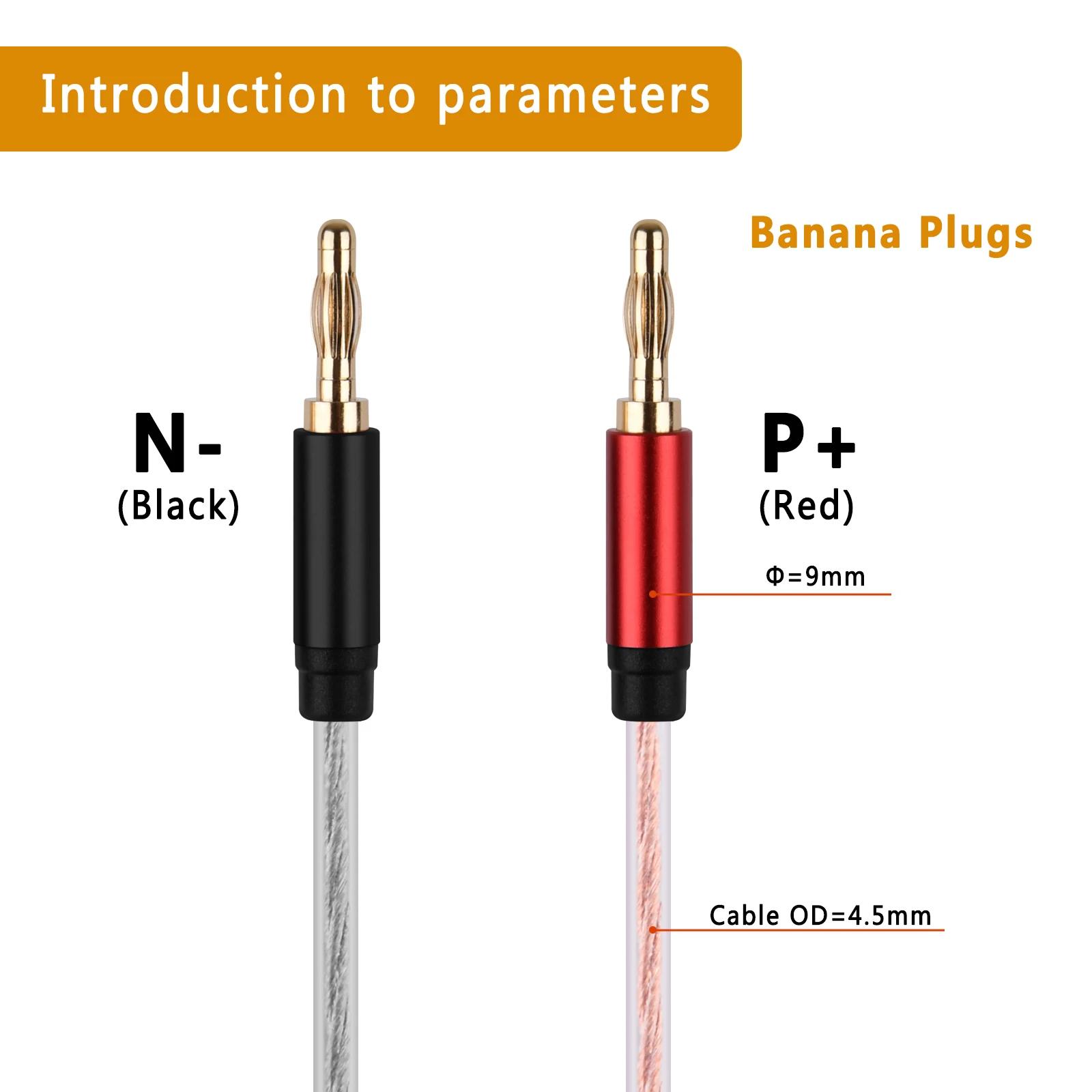 Connettore adattatore per spina a Banana a 2 canali a cavo nudo cavo Audio Open End fai da te ad alta fedeltà per la riparazione di altoparlanti e