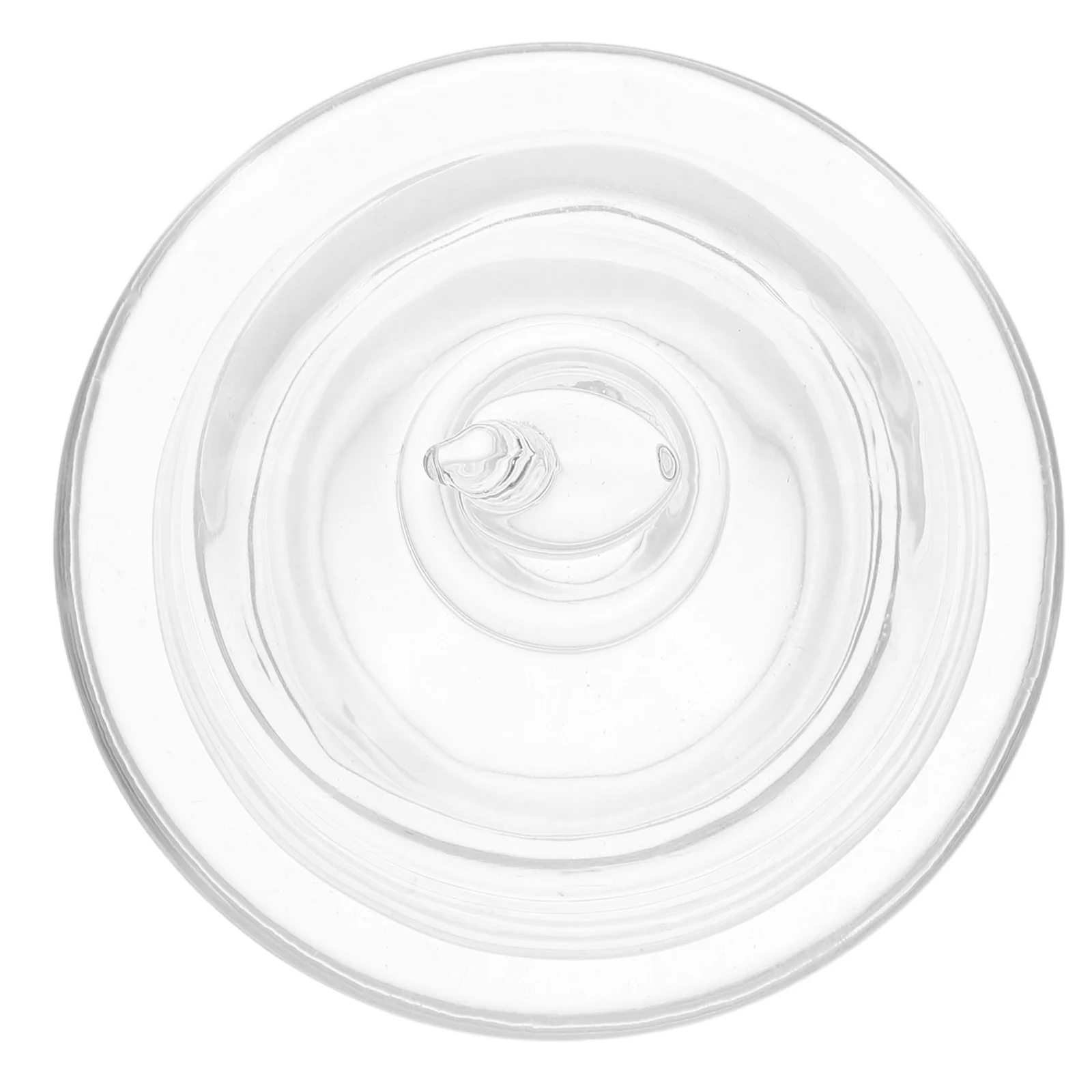 حامل حبر زجاجي غطاء قبة متعدد الوظائف الخط الحبر تخزين طبق الحلوى المنظم طبق زجاجي مزخرف الطلاء خلط السلطانية #1