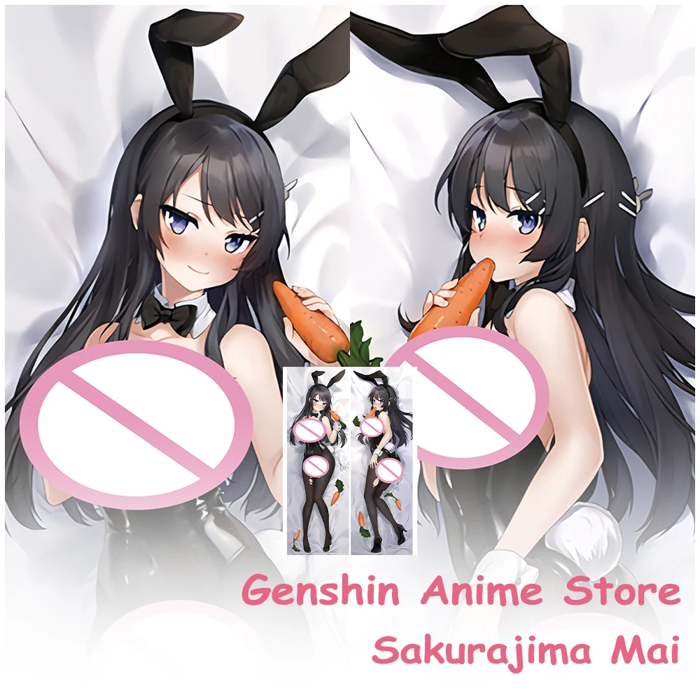 

Аниме Sakurajima Mai наволочка для тела кролик девушка Dakimakura чехол в натуральную величину отаку наволочки обнимающее тело реквизит для косплея