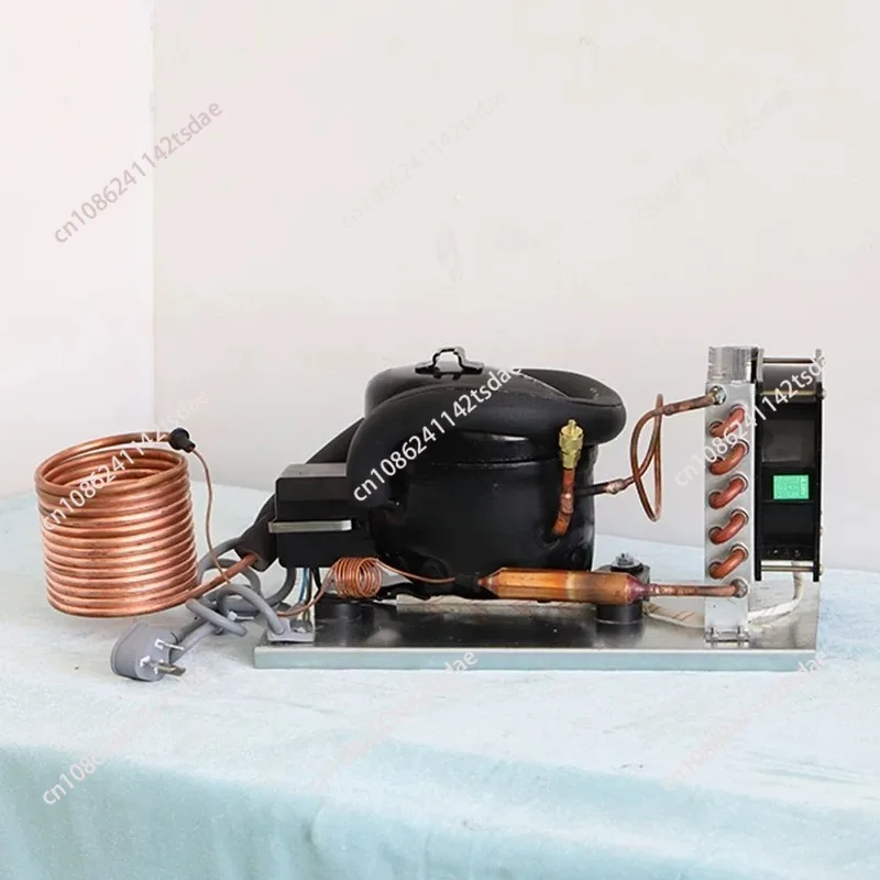 QD30W 220V Small Chiller - Micro Refrigeration Compressor Unit for DIY Custom Circulating Water Cooling