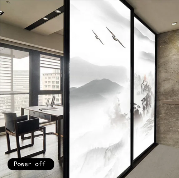 Hot Selling Pdlc Smart Glass Film Low Price Electric Window Switchable for Hotel Decorative & Explosion-Proof Self-Adhesive