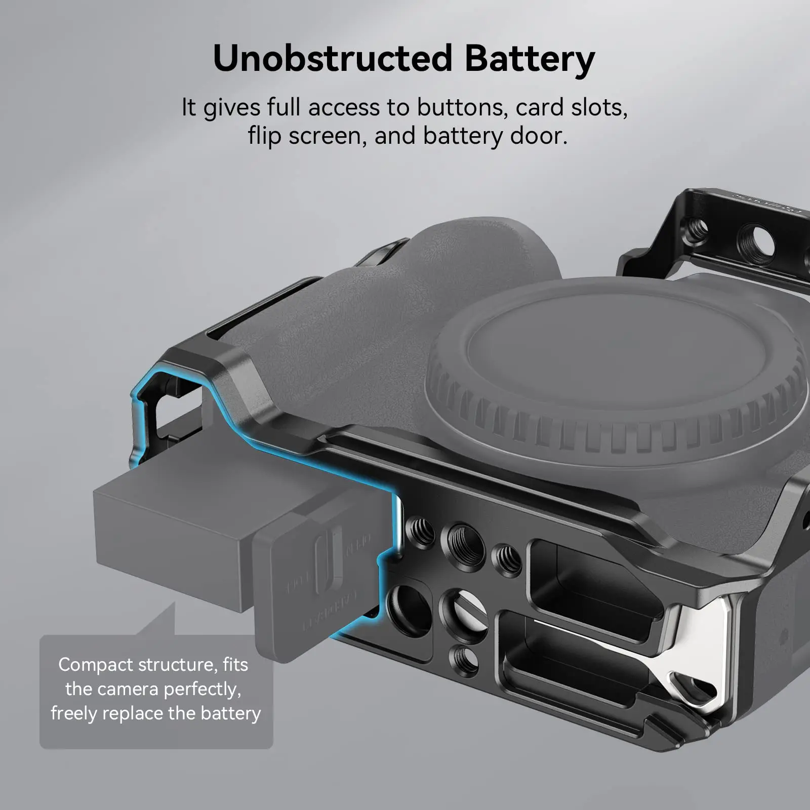 SmallRig 4214 Cage for Canon EOS R50 All-in-one Cage with 1/4